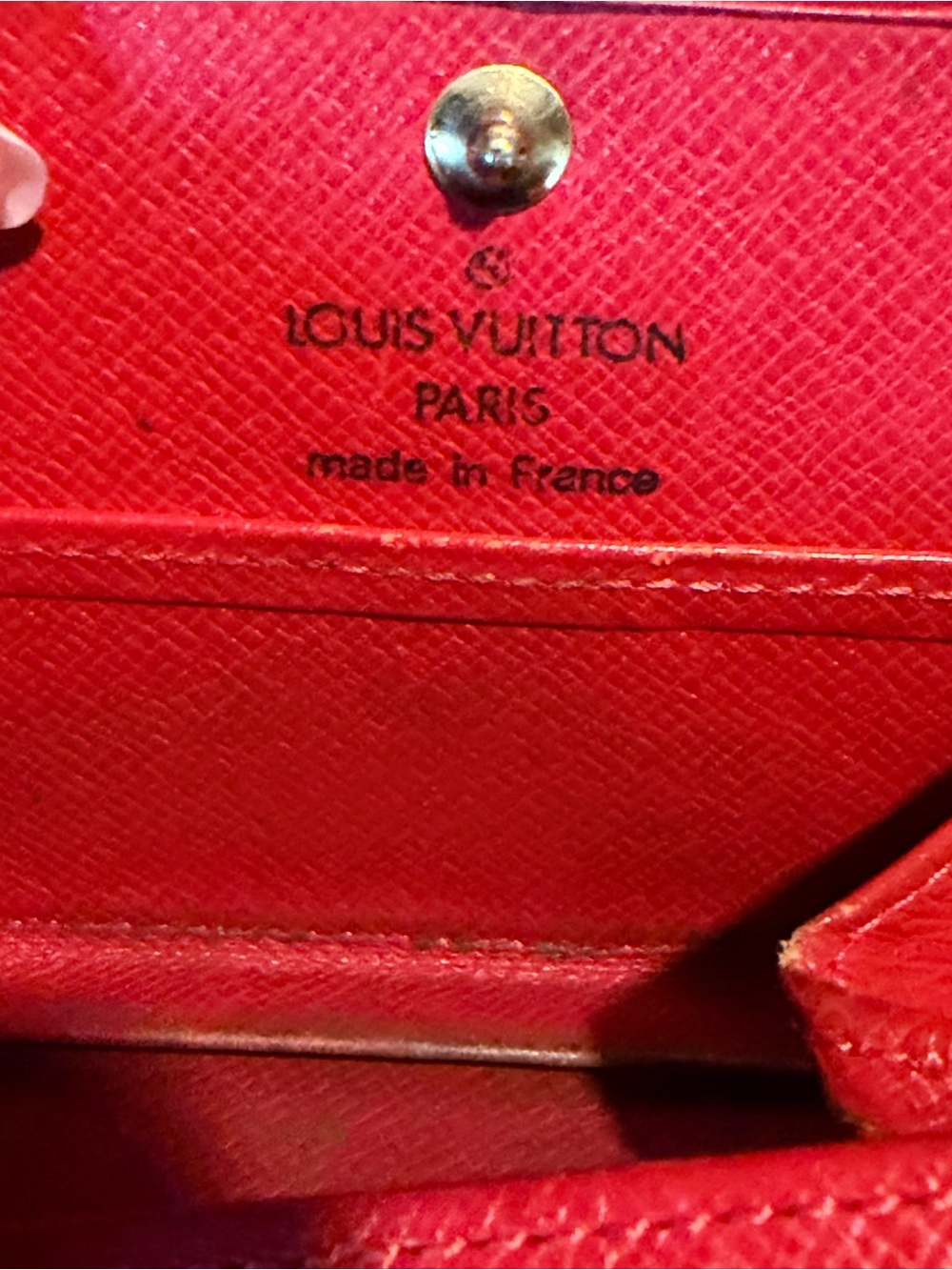Louis Vuitton Red Epi Leather Change wallet - Picture 5 of 13
